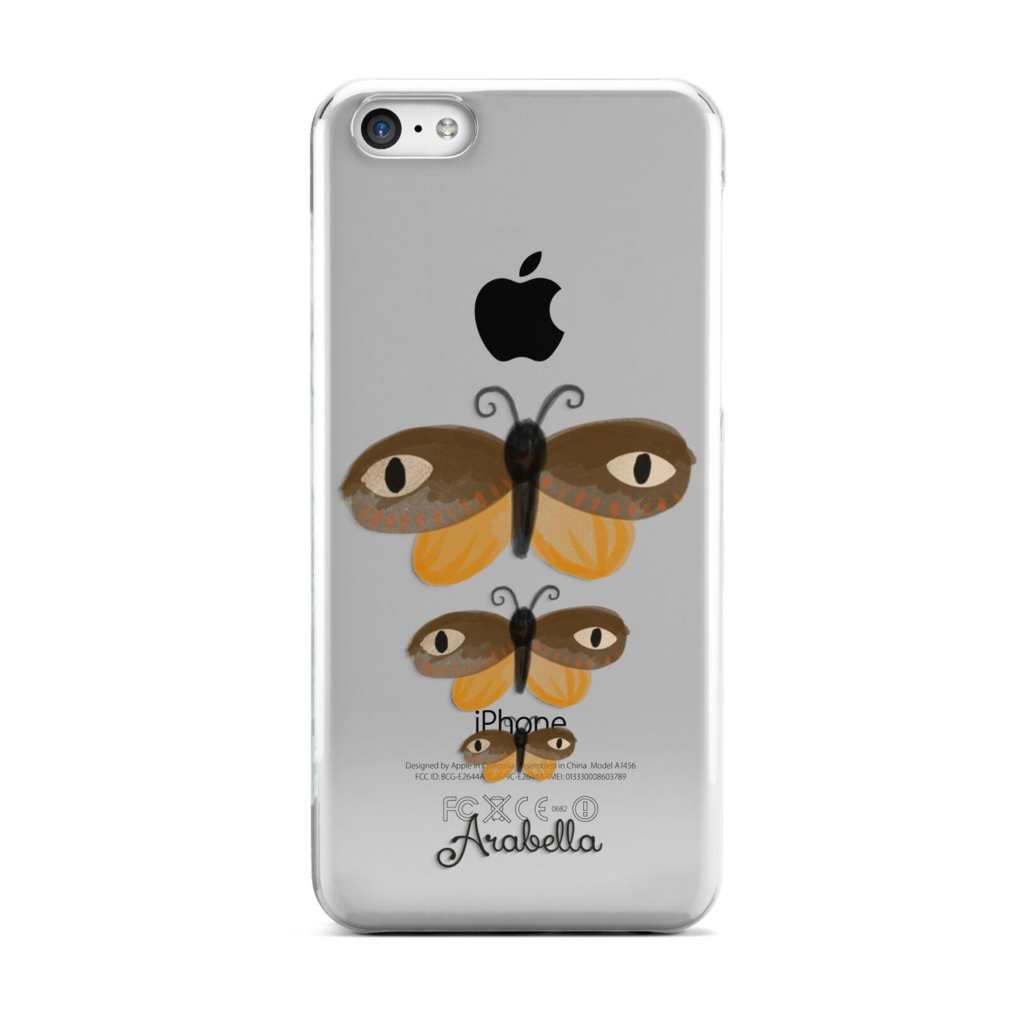 Butterfly Halloween Personalised Apple iPhone 5c Case