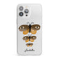 Butterfly Halloween Personalised iPhone 13 Pro Max Clear Bumper Case
