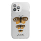 Butterfly Halloween Personalised iPhone 13 Pro Max TPU Impact Case with White Edges