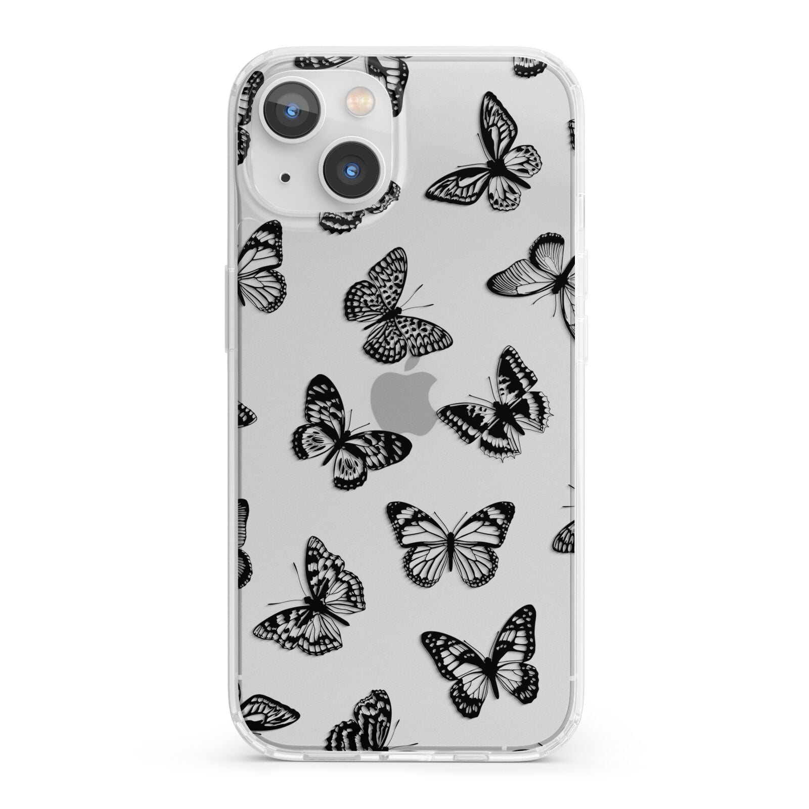Butterfly iPhone 13 Clear Bumper Case