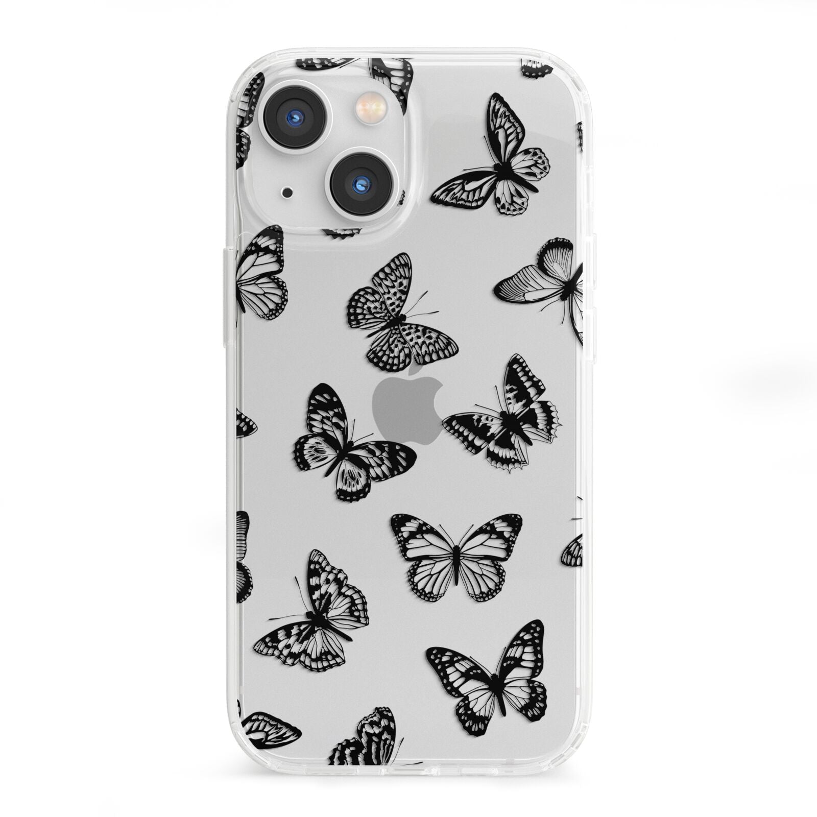 Butterfly iPhone 13 Mini Clear Bumper Case