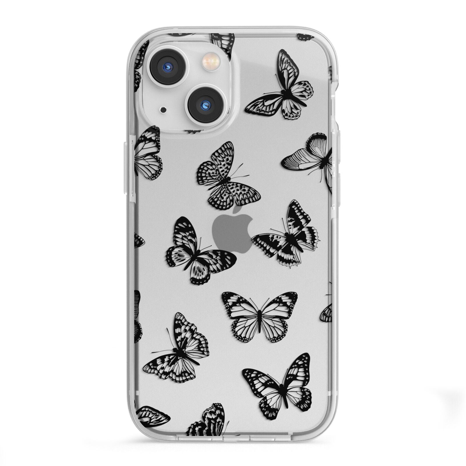 Butterfly iPhone 13 Mini TPU Impact Case with White Edges