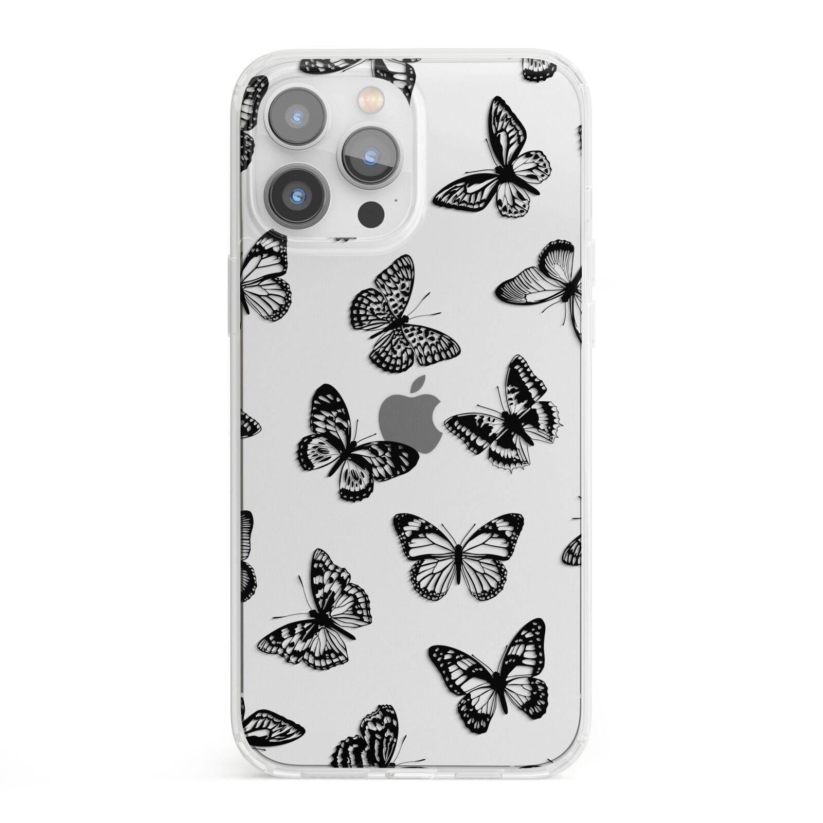 Butterfly iPhone 13 Pro Max Clear Bumper Case