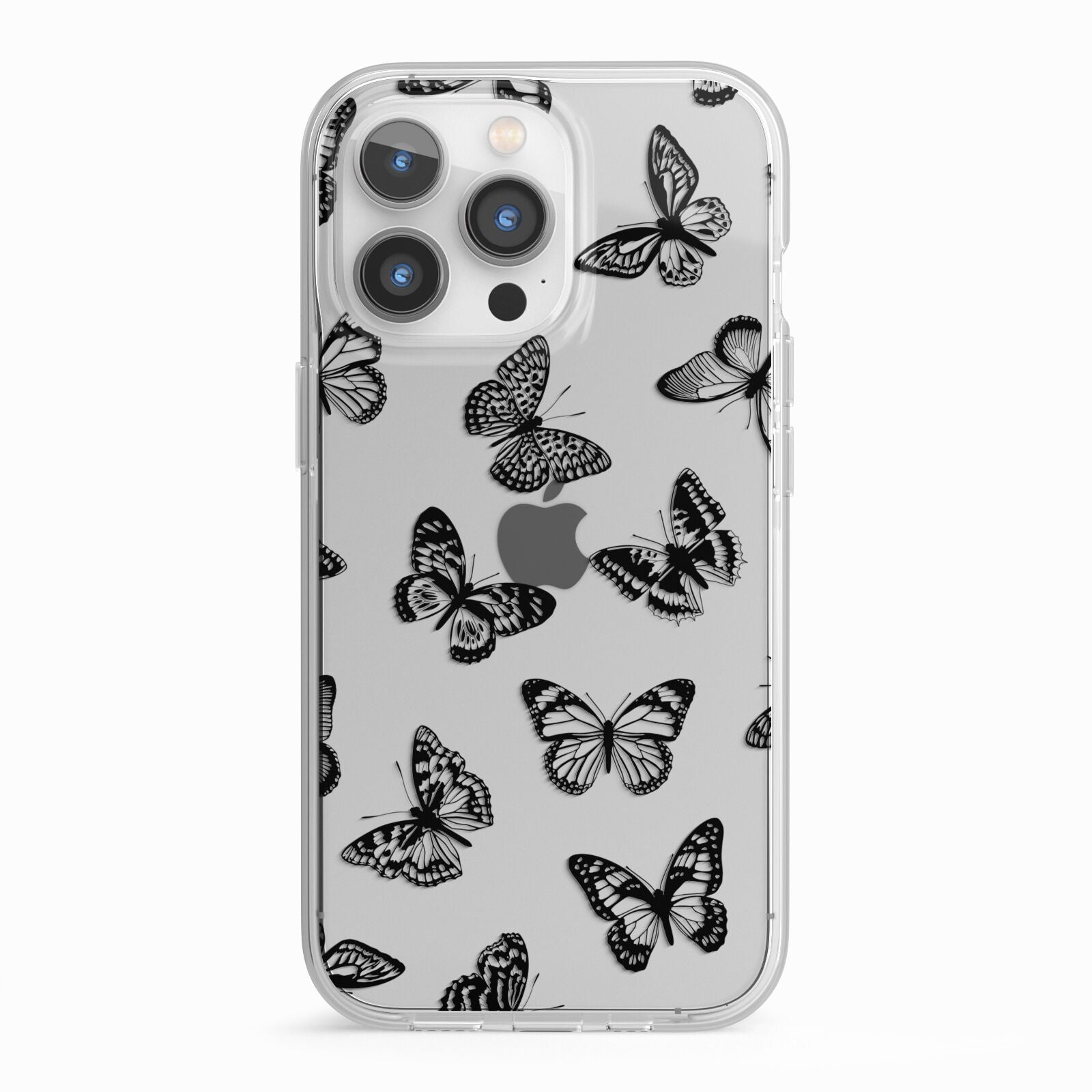 Butterfly iPhone 13 Pro TPU Impact Case with White Edges