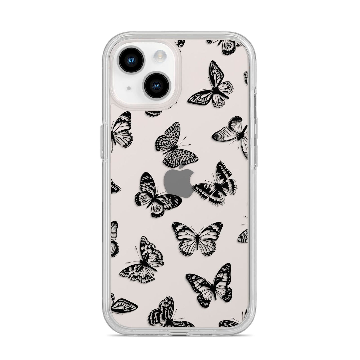 Butterfly iPhone 14 Clear Tough Case Starlight