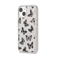 Butterfly iPhone 14 Glitter Tough Case Starlight Angled Image
