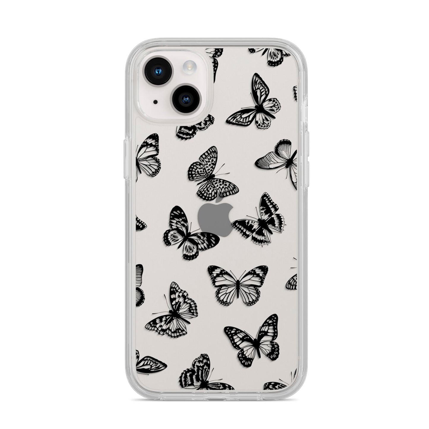 Butterfly iPhone 14 Plus Clear Tough Case Starlight
