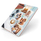 Cafe Scene Photo Montage Upload Apple iPad Case on Rose Gold iPad Side View