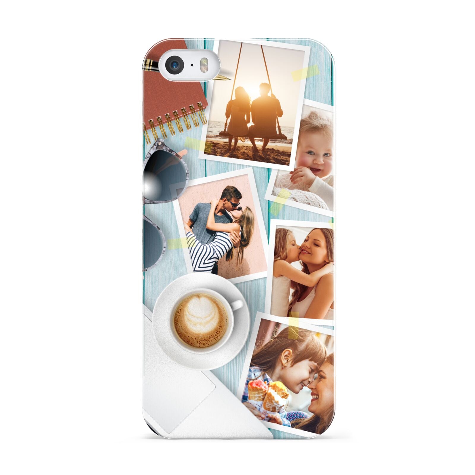 Cafe Scene Photo Montage Upload Apple iPhone 5 Case