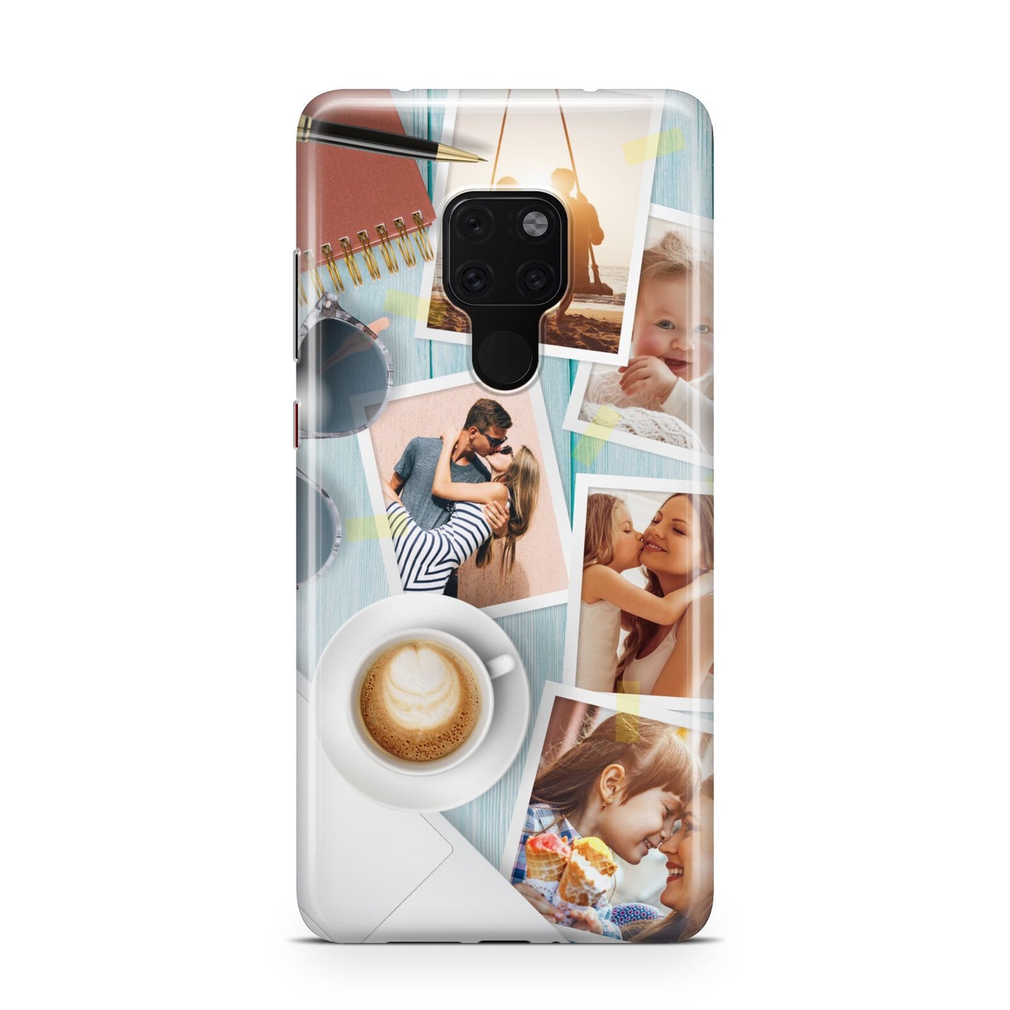 Cafe Scene Photo Montage Upload Huawei Mate 20 Phone Case