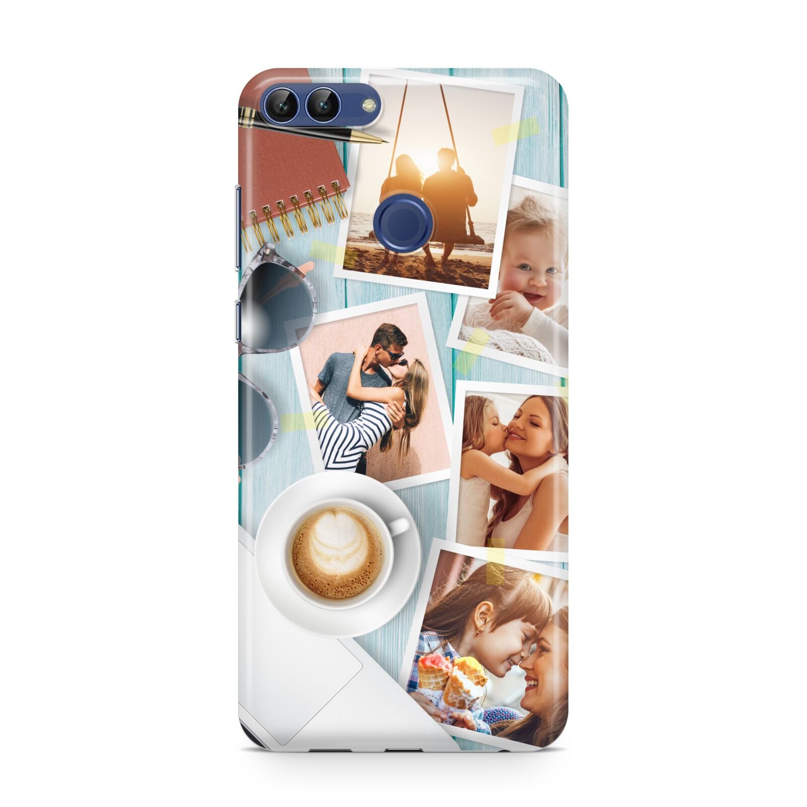 Cafe Scene Photo Montage Upload Huawei P Smart Case