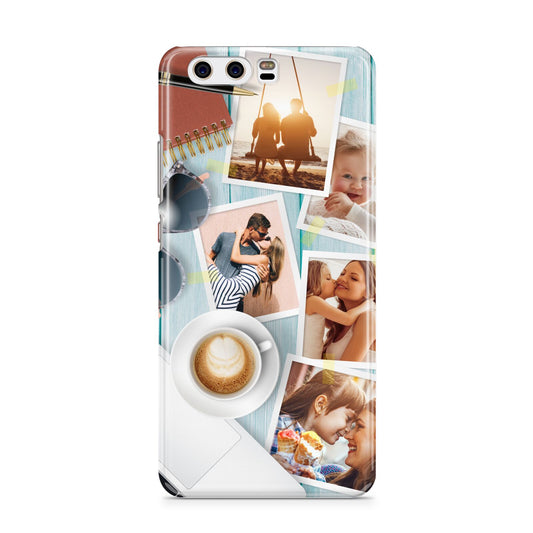 Cafe Scene Photo Montage Upload Huawei P10 Phone Case
