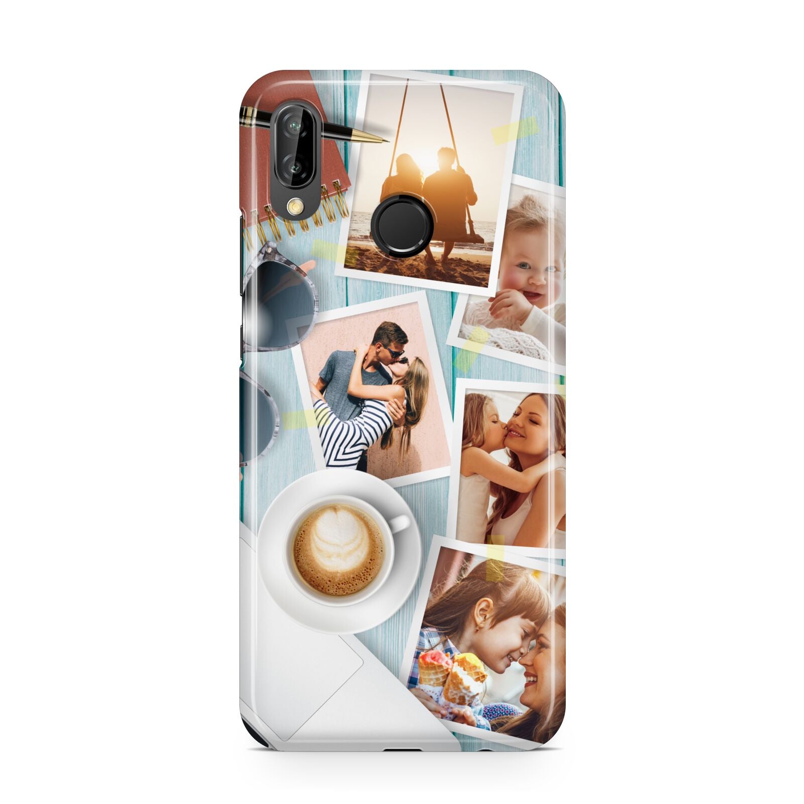 Cafe Scene Photo Montage Upload Huawei P20 Lite Phone Case