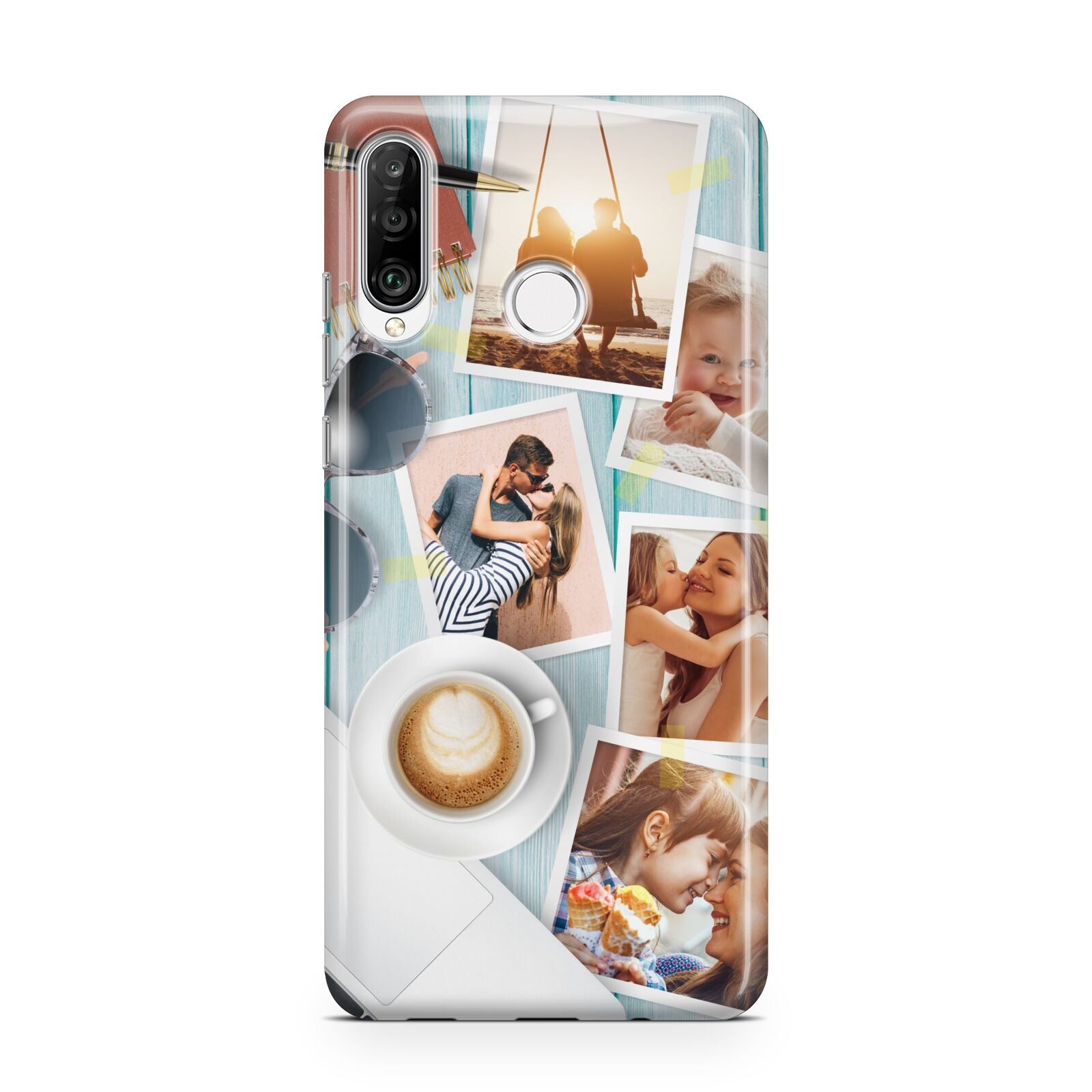 Cafe Scene Photo Montage Upload Huawei P30 Lite Phone Case