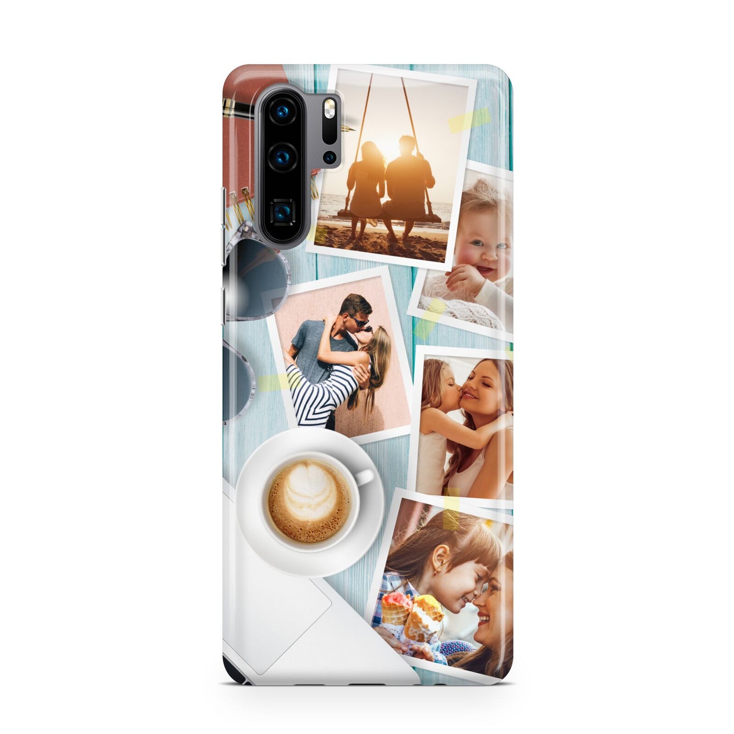 Cafe Scene Photo Montage Upload Huawei P30 Pro Phone Case
