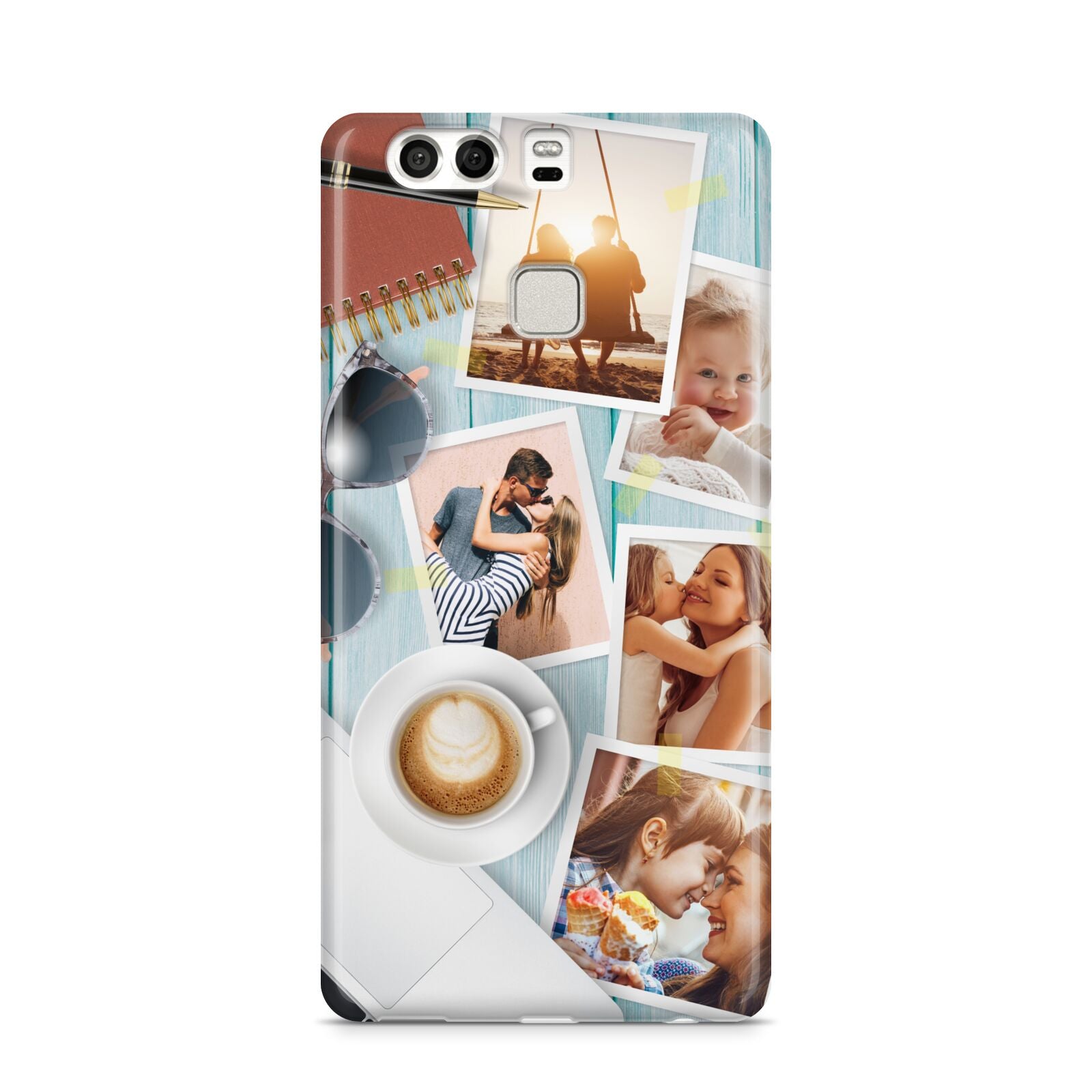 Cafe Scene Photo Montage Upload Huawei P9 Case