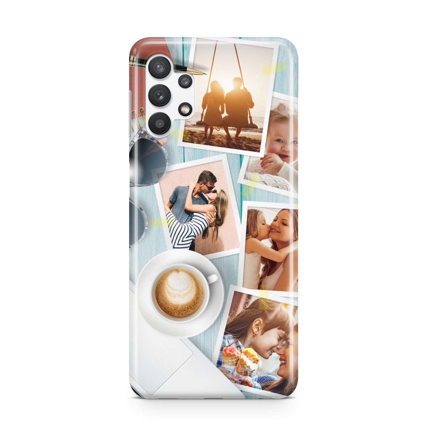 Cafe Scene Photo Montage Upload Samsung A32 5G Case