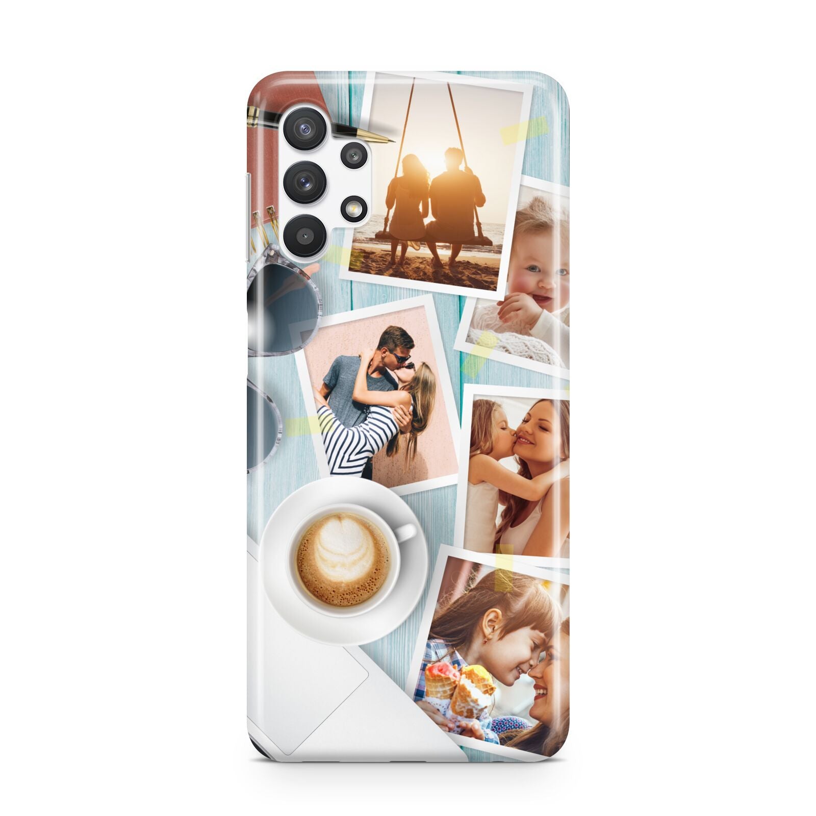 Cafe Scene Photo Montage Upload Samsung A32 5G Case