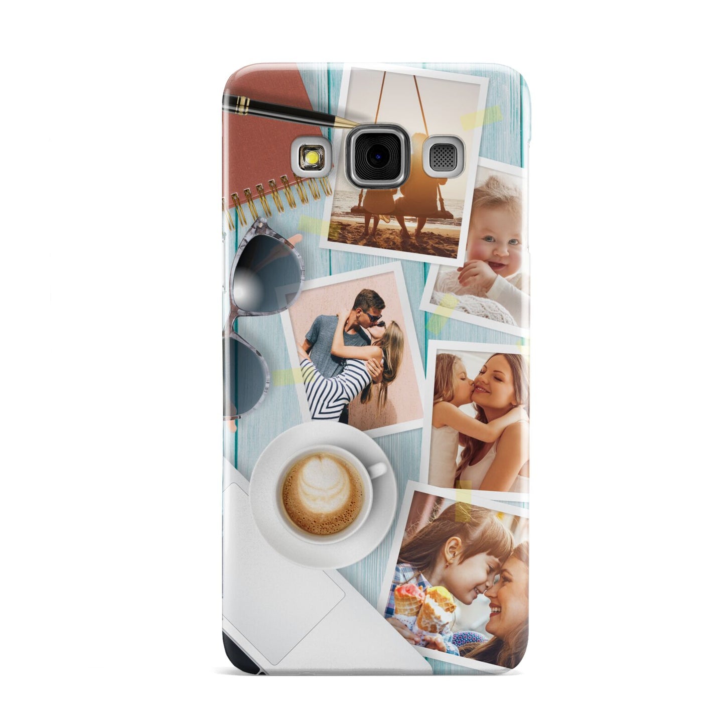 Cafe Scene Photo Montage Upload Samsung Galaxy A3 Case