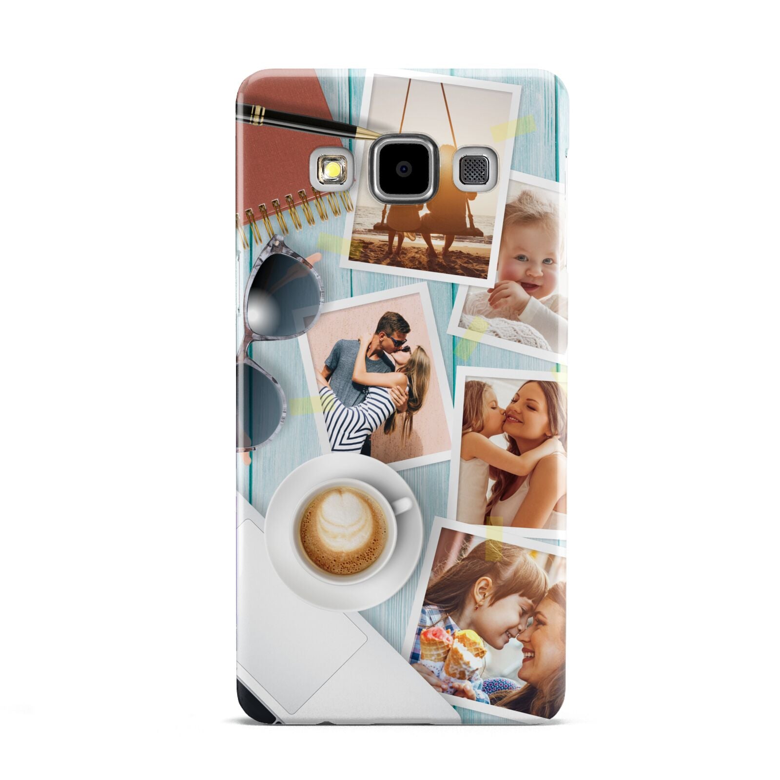 Cafe Scene Photo Montage Upload Samsung Galaxy A5 Case