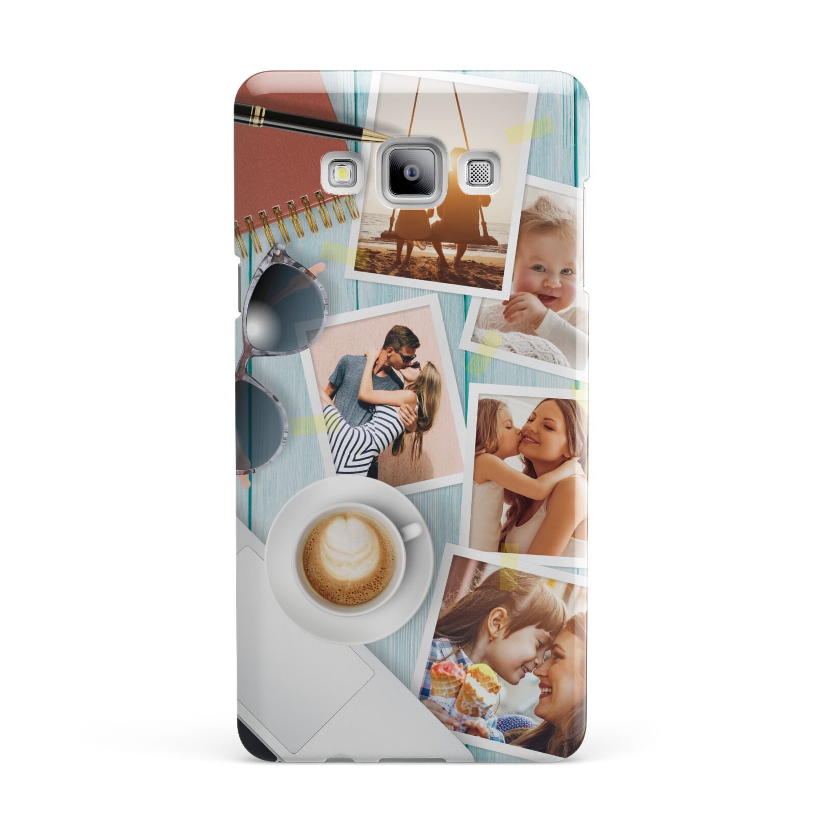 Cafe Scene Photo Montage Upload Samsung Galaxy A7 2015 Case