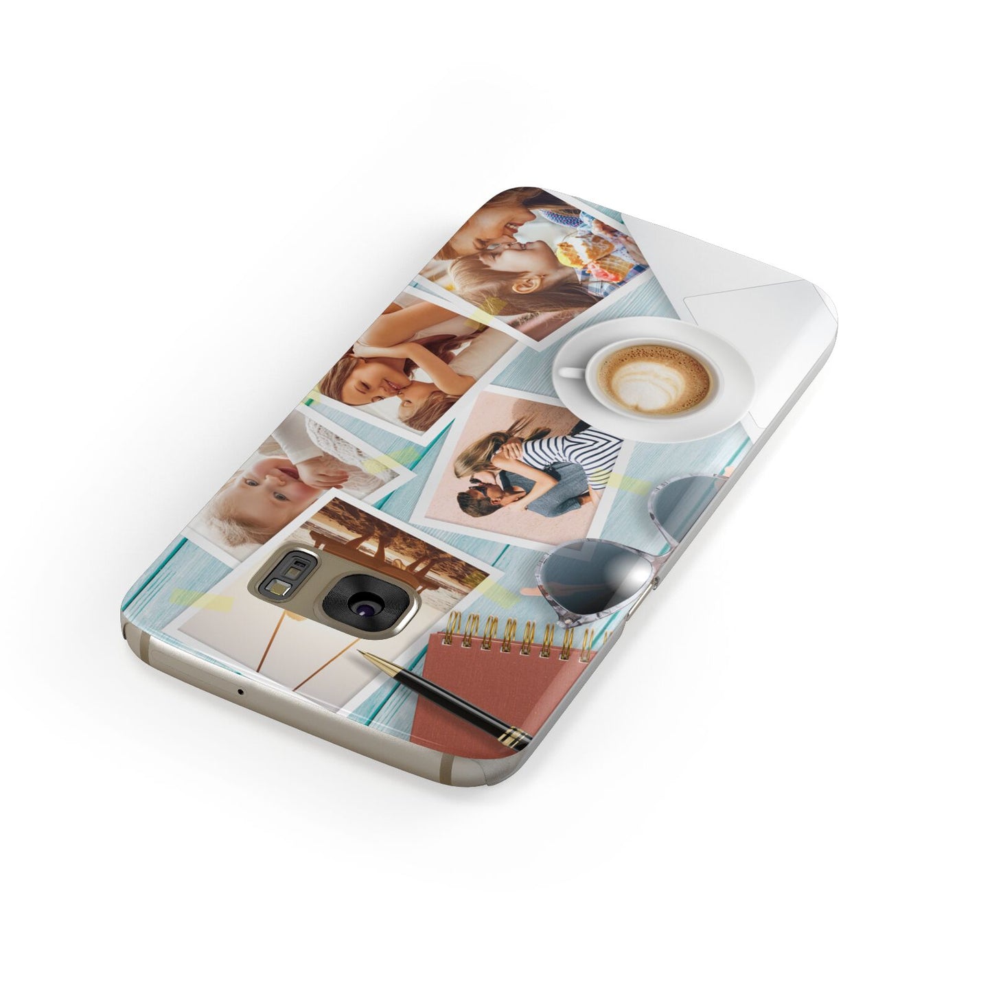 Cafe Scene Photo Montage Upload Samsung Galaxy Case Front Close Up