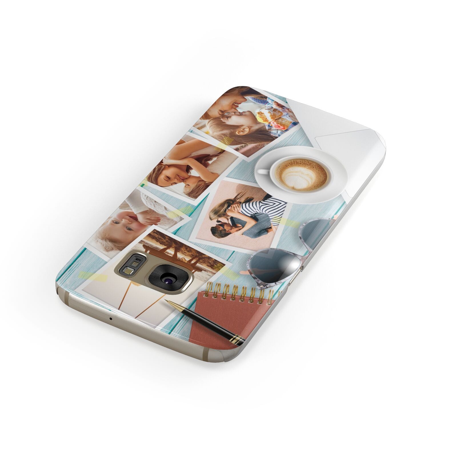 Cafe Scene Photo Montage Upload Samsung Galaxy Case Front Close Up
