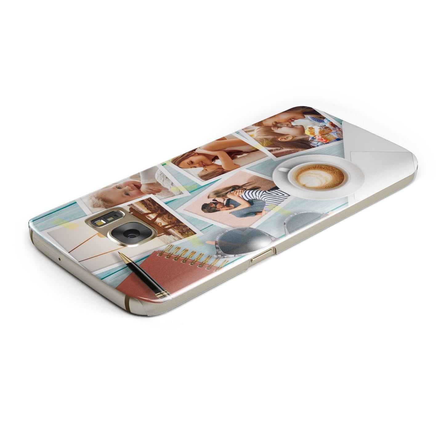 Cafe Scene Photo Montage Upload Samsung Galaxy Case Top Cutout