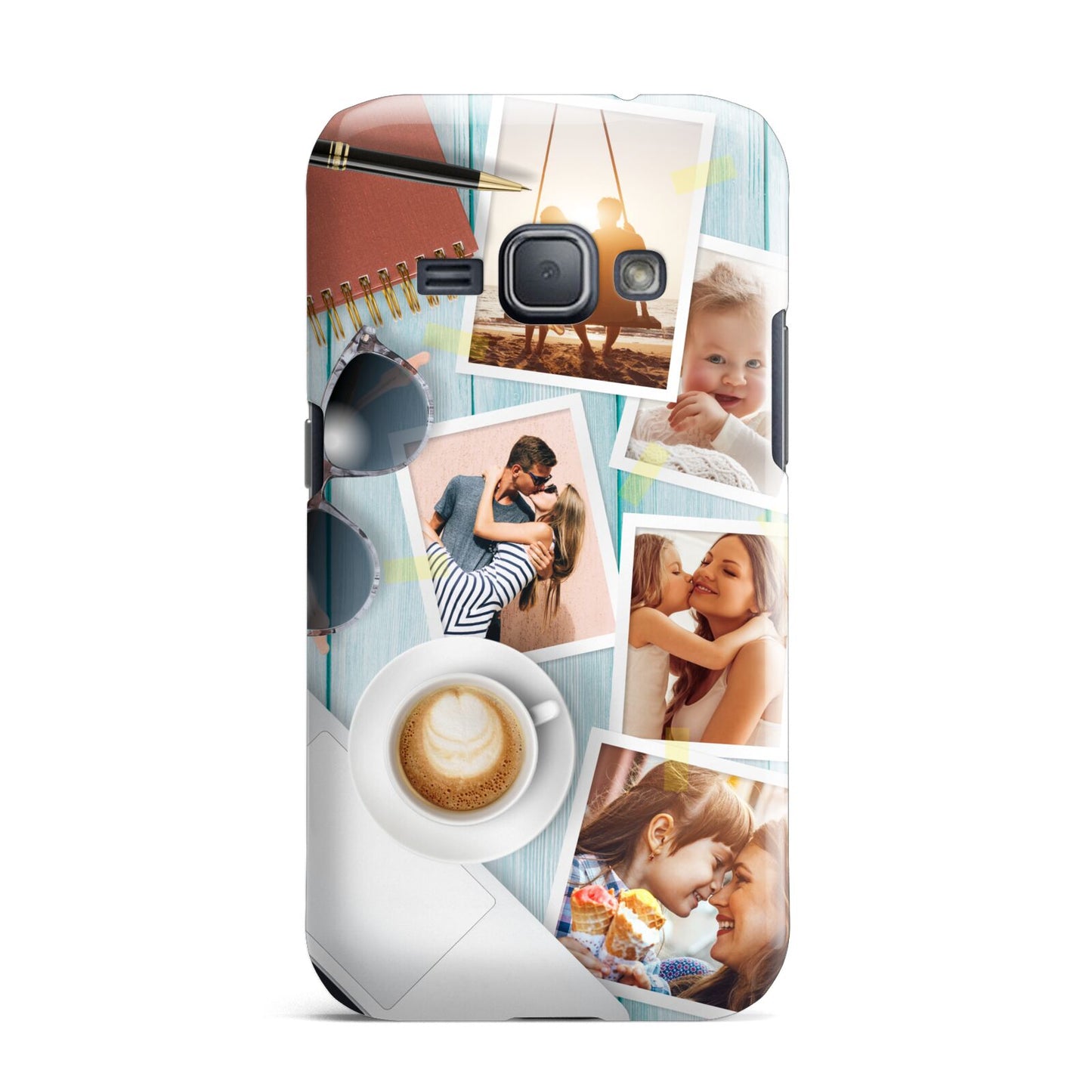 Cafe Scene Photo Montage Upload Samsung Galaxy J1 2016 Case