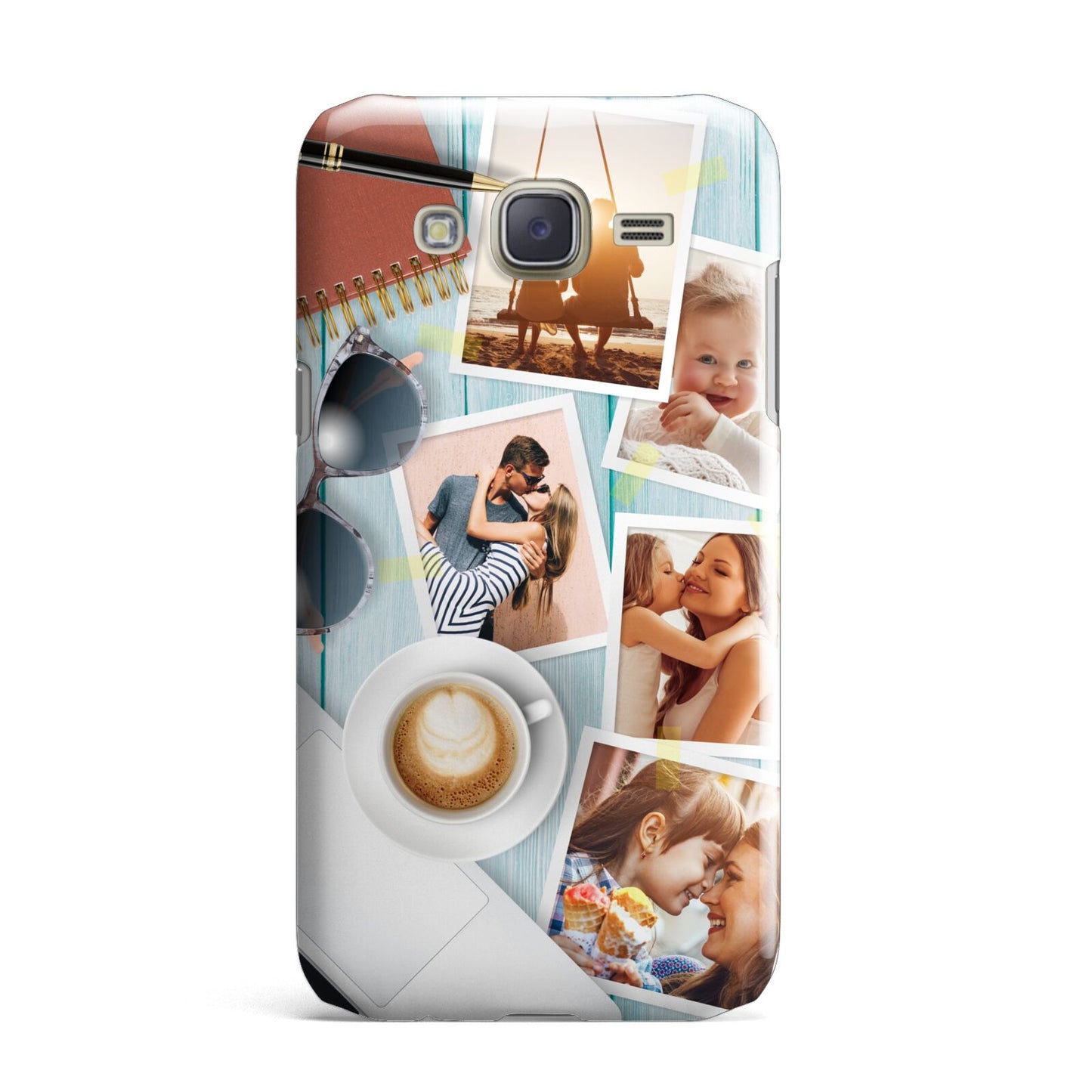 Cafe Scene Photo Montage Upload Samsung Galaxy J7 Case