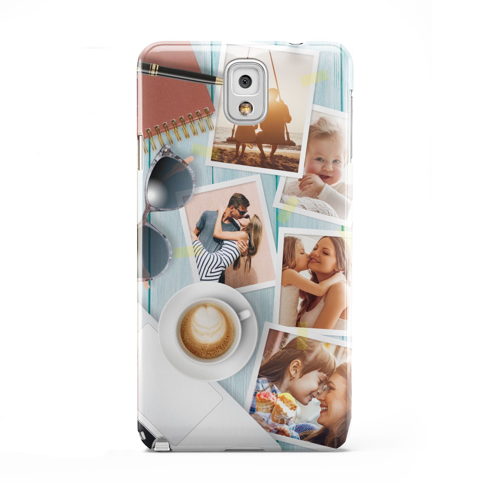 Cafe Scene Photo Montage Upload Samsung Galaxy Note 3 Case