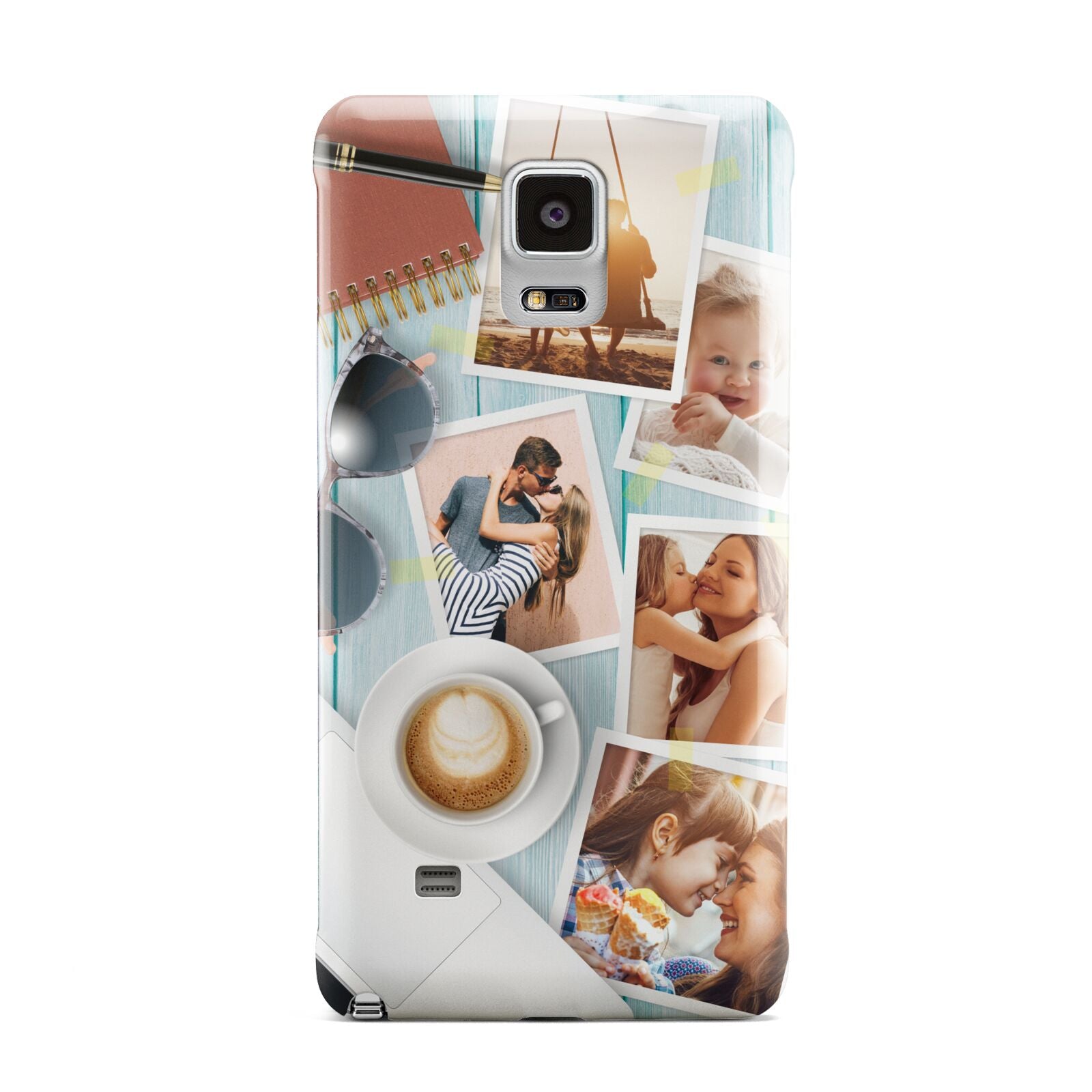 Cafe Scene Photo Montage Upload Samsung Galaxy Note 4 Case