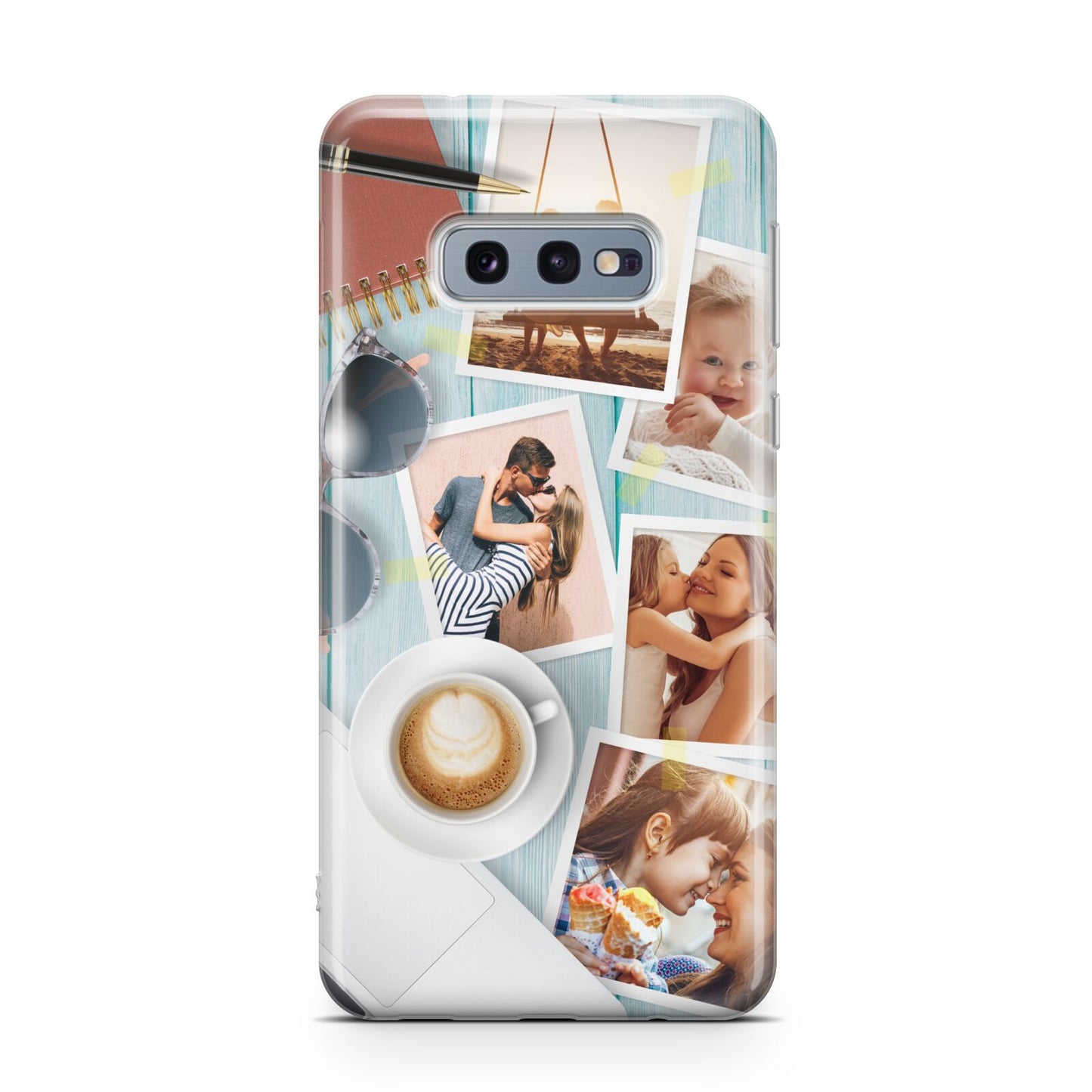 Cafe Scene Photo Montage Upload Samsung Galaxy S10E Case