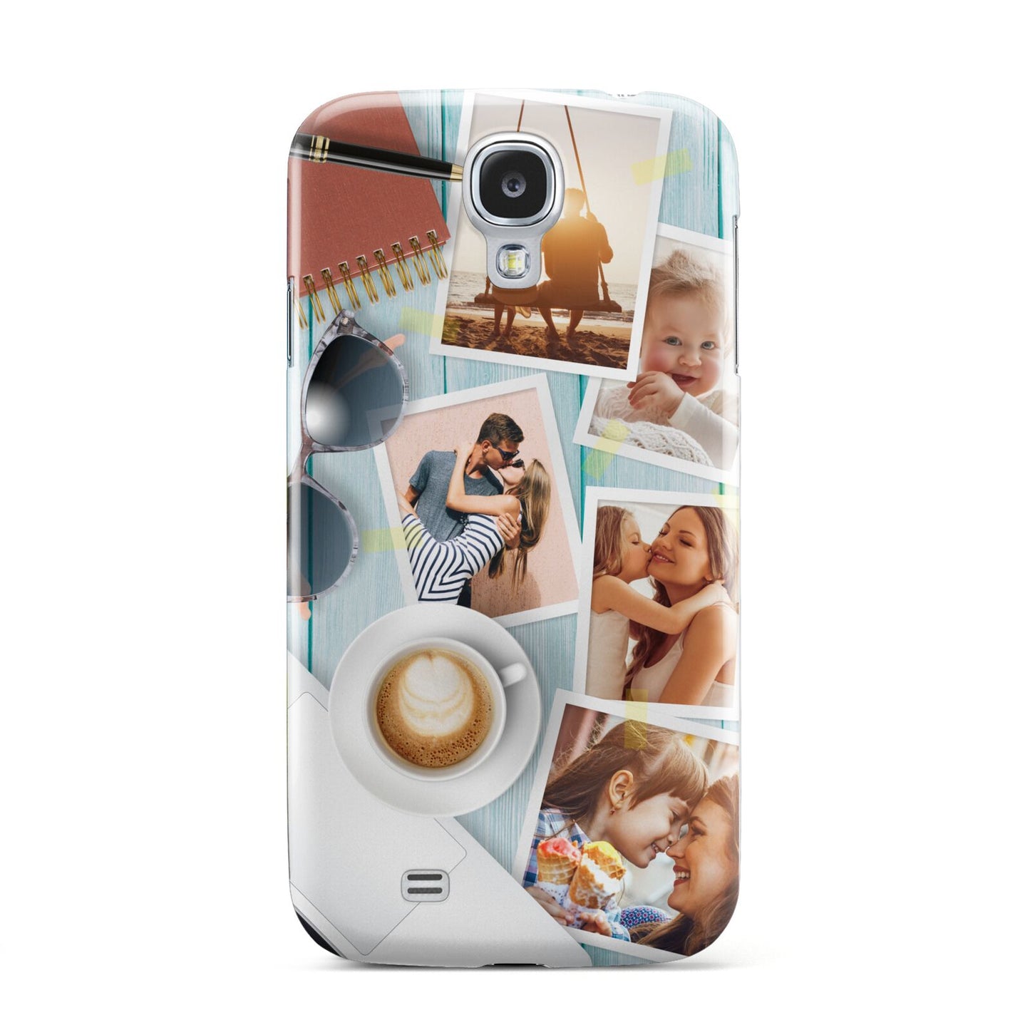 Cafe Scene Photo Montage Upload Samsung Galaxy S4 Case