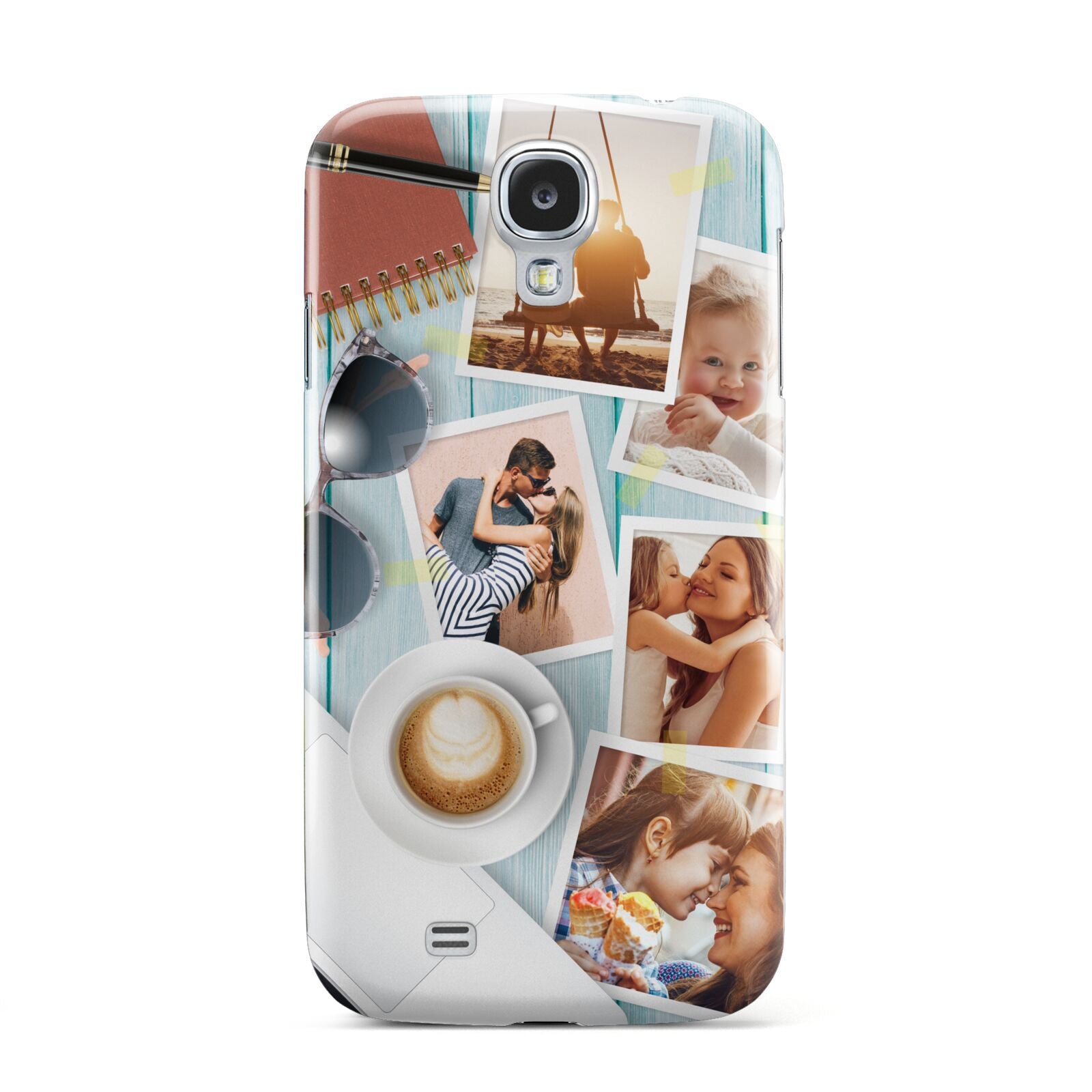 Cafe Scene Photo Montage Upload Samsung Galaxy S4 Case
