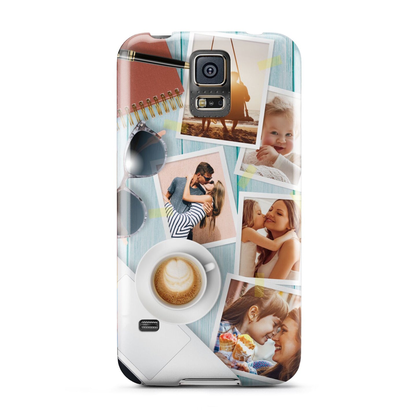 Cafe Scene Photo Montage Upload Samsung Galaxy S5 Case