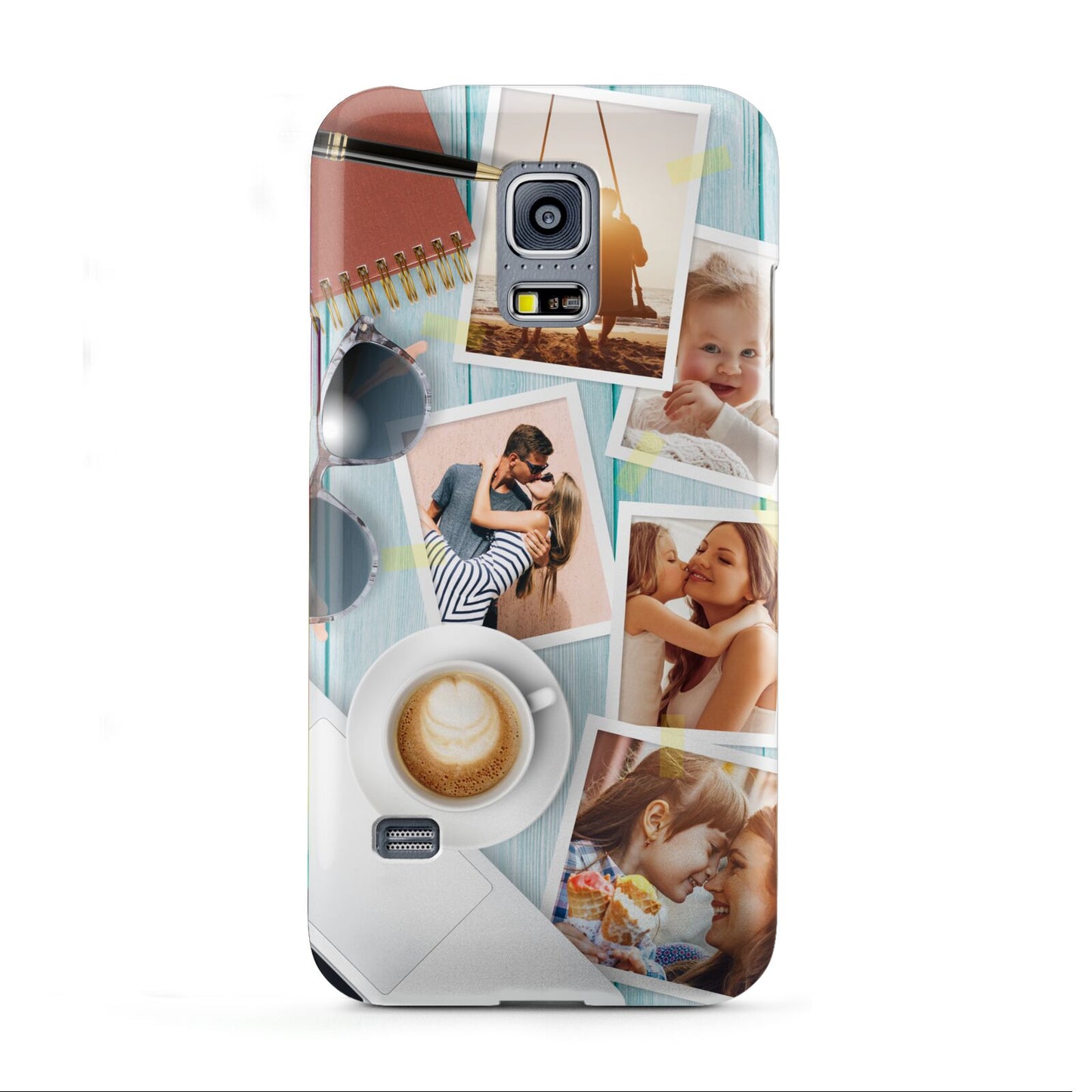 Cafe Scene Photo Montage Upload Samsung Galaxy S5 Mini Case