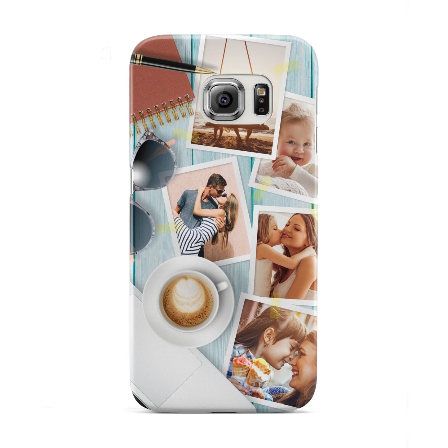 Cafe Scene Photo Montage Upload Samsung Galaxy S6 Edge Case