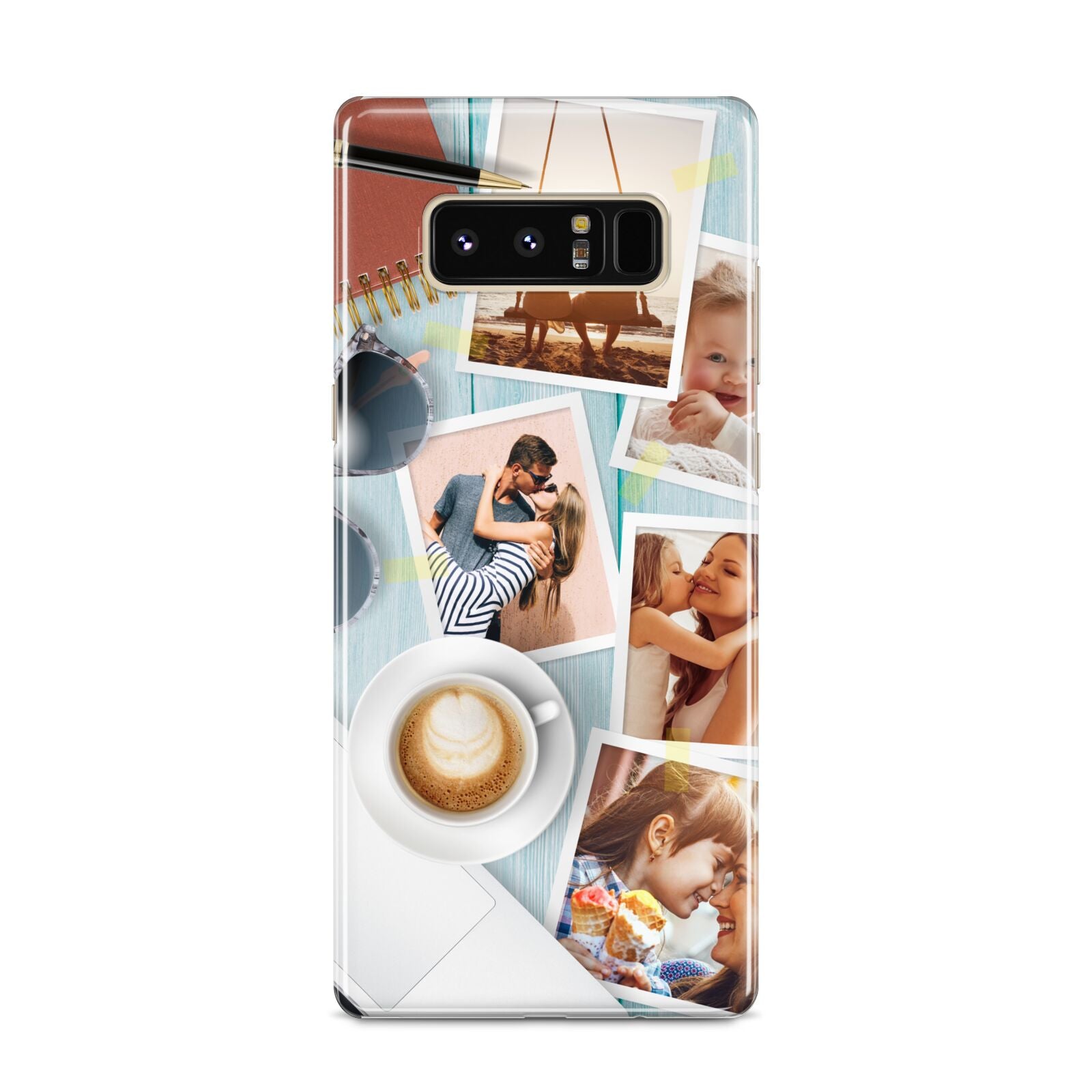 Cafe Scene Photo Montage Upload Samsung Galaxy S8 Case