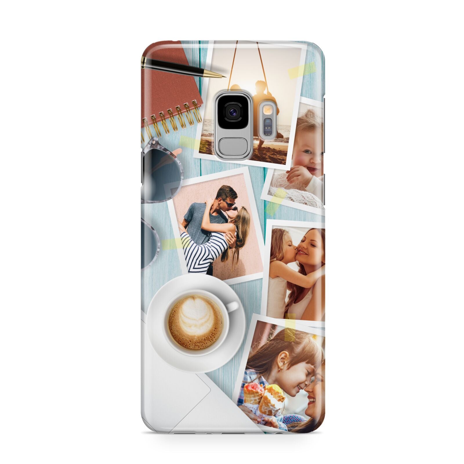 Cafe Scene Photo Montage Upload Samsung Galaxy S9 Case