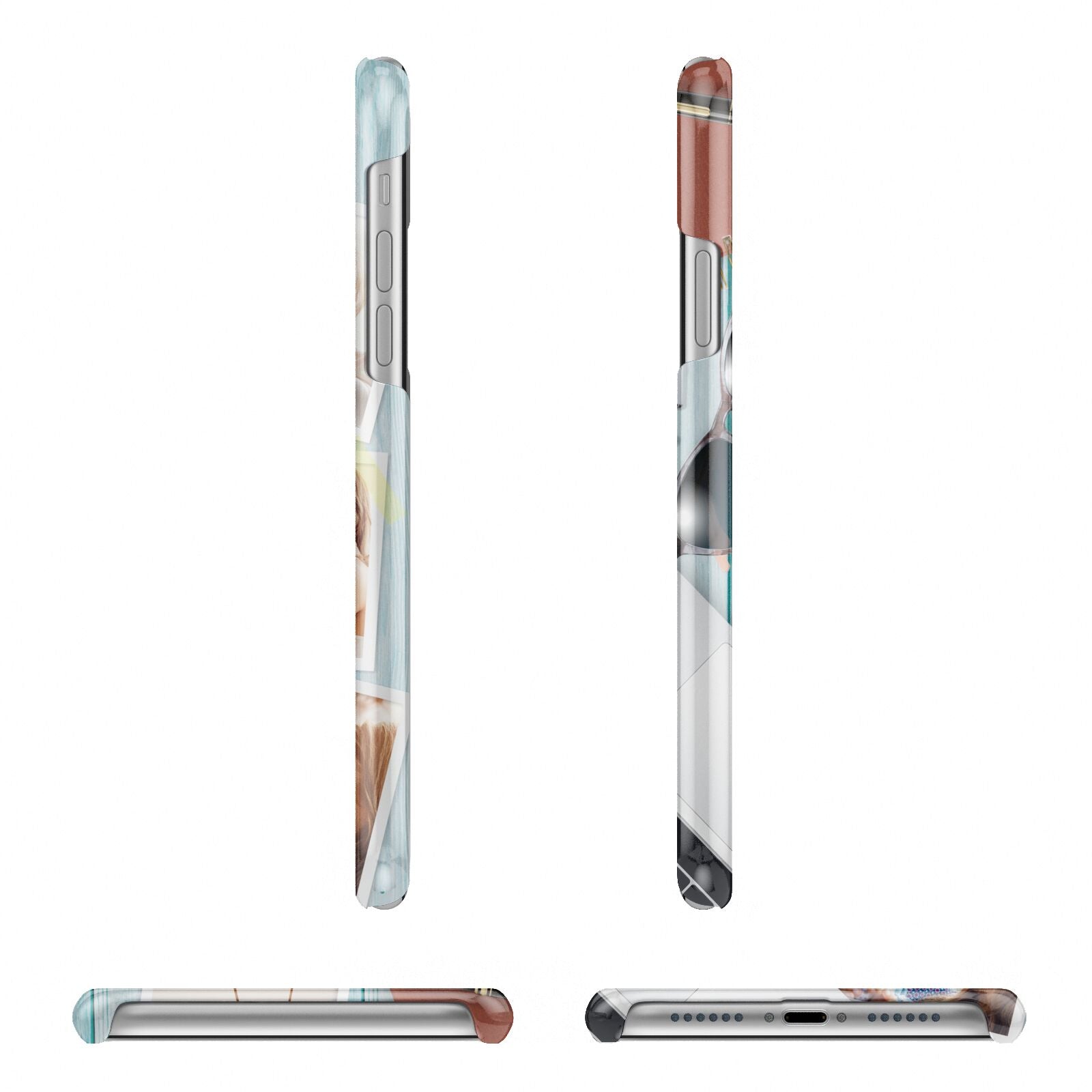 Cafe Scene Photo Montage Upload iPhone 11 Pro 3D Snap Case Angle Images