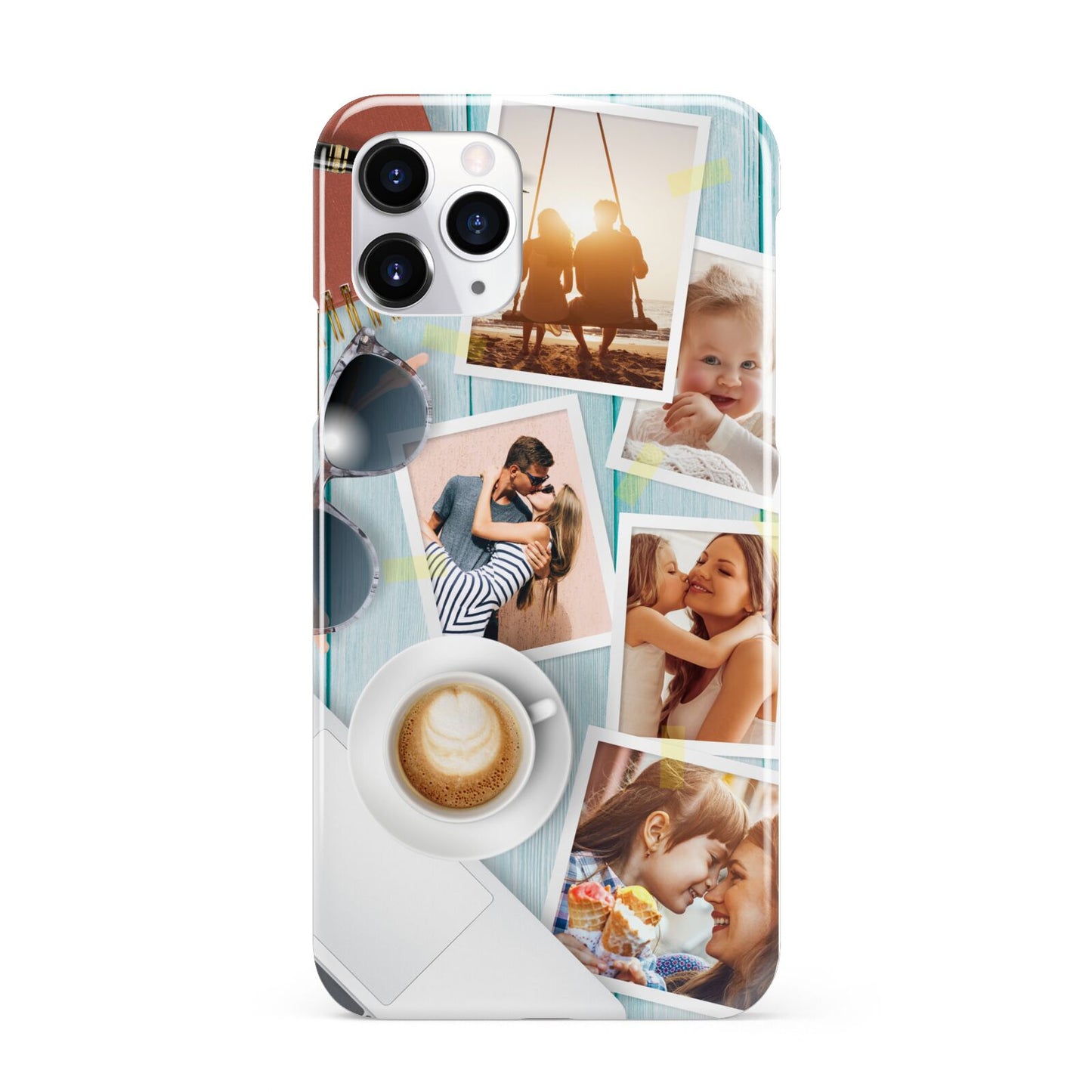 Cafe Scene Photo Montage Upload iPhone 11 Pro 3D Snap Case