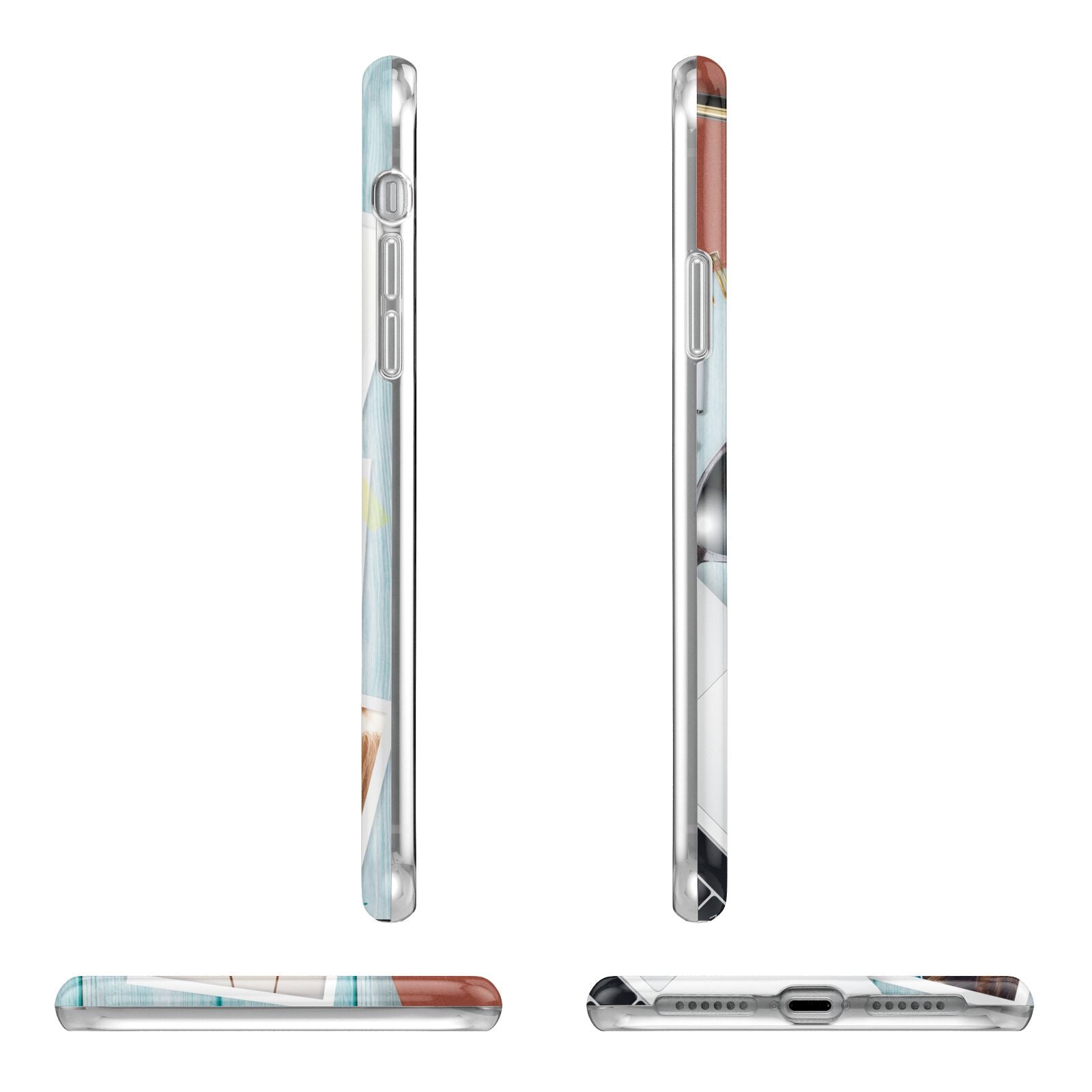 Cafe Scene Photo Montage Upload iPhone 11 Pro 3D Tough Case Angle Images