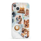 Cafe Scene Photo Montage Upload iPhone 13 Clear Bumper Case