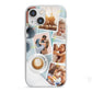 Cafe Scene Photo Montage Upload iPhone 13 Mini TPU Impact Case with White Edges