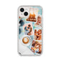 Cafe Scene Photo Montage Upload iPhone 14 Plus Clear Tough Case Starlight