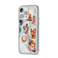 Cafe Scene Photo Montage Upload iPhone 14 Pro Max Clear Tough Case Silver Angled Image