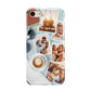 Cafe Scene Photo Montage Upload iPhone 8 3D Tough Case on Gold Phone