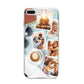 Cafe Scene Photo Montage Upload iPhone 8 Plus Bumper Case on Silver iPhone