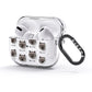 Cairn Terrier Icon with Name AirPods Glitter Case 3rd Gen Side Image